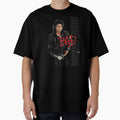 King of Pop Red Vintage Portrait Fan Art by MakmurMpxgo