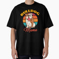 Bulldog Mama Mom Dog Mothers Day puppy Lover Cute Sunser Retro Funny by Meteor77
