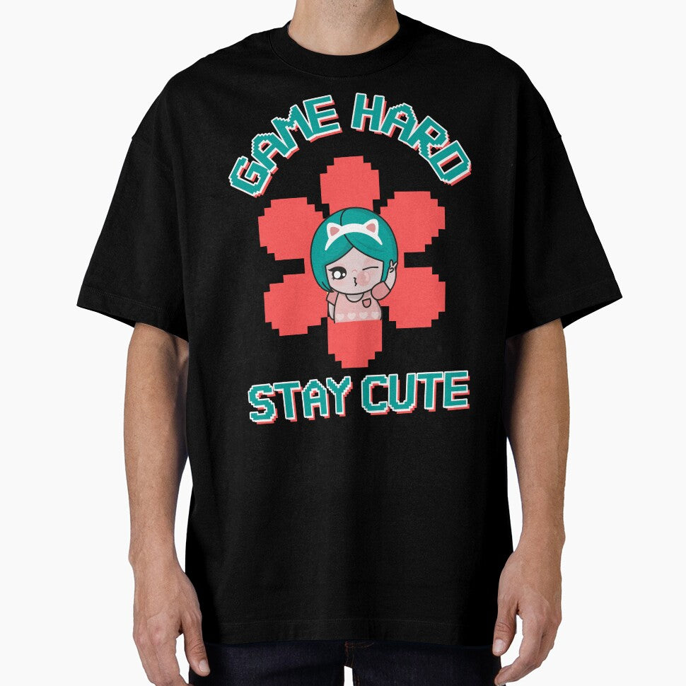 Game Hard, Stay Cute by SuperstyleTees