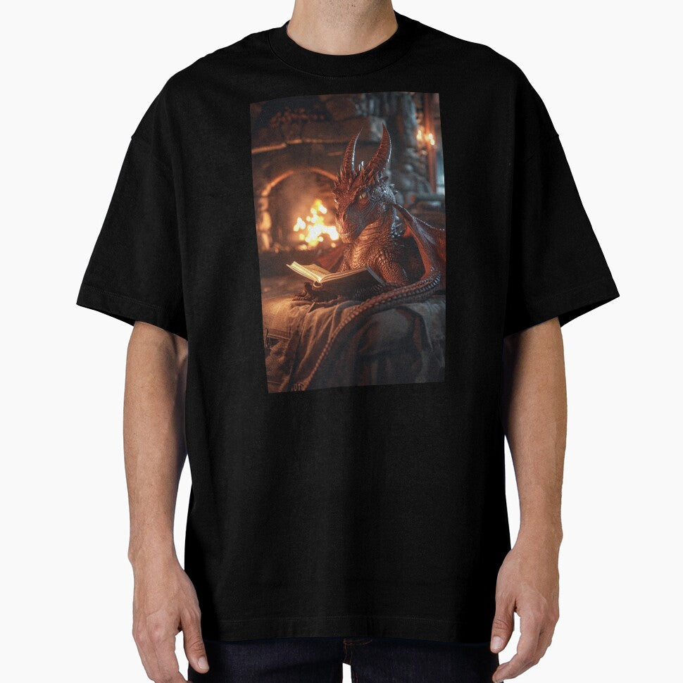 Funny Art Myth Fantasy Folklore Fire Dragon Relaxing C141-2 by MPCFICTION