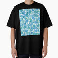 Green, Blue and Turquoise Overlapping Circles - Watercolor Pattern by AlicjaCurioseur
