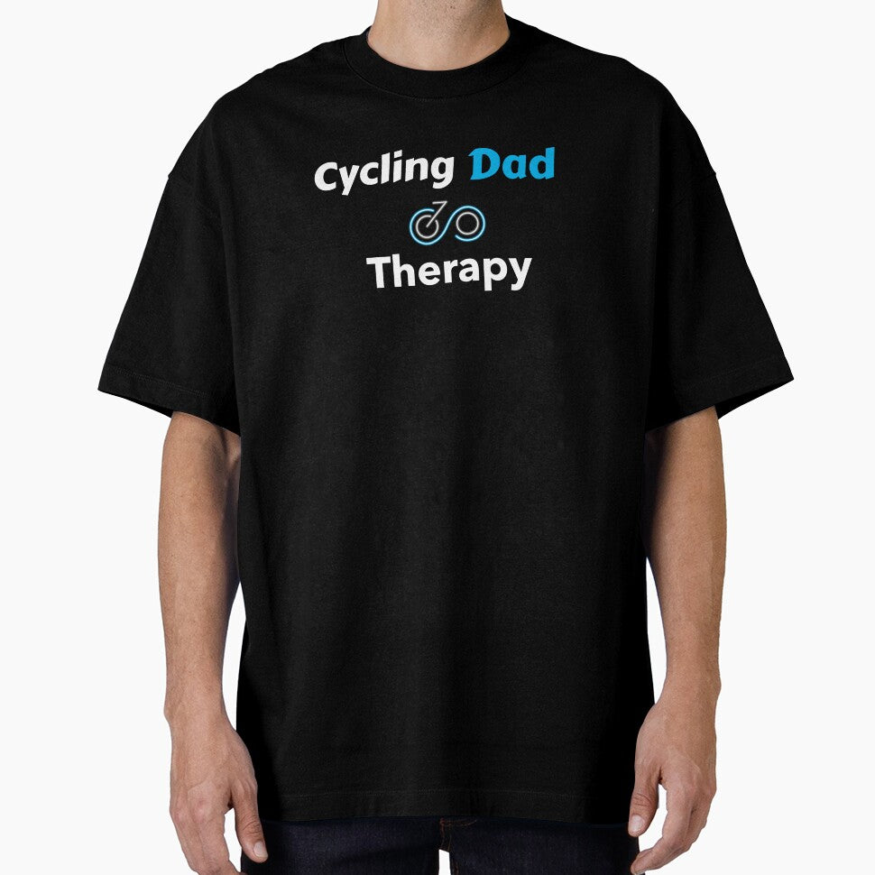 Cycling Dad Therapy - Dad Cycling by GreyTee