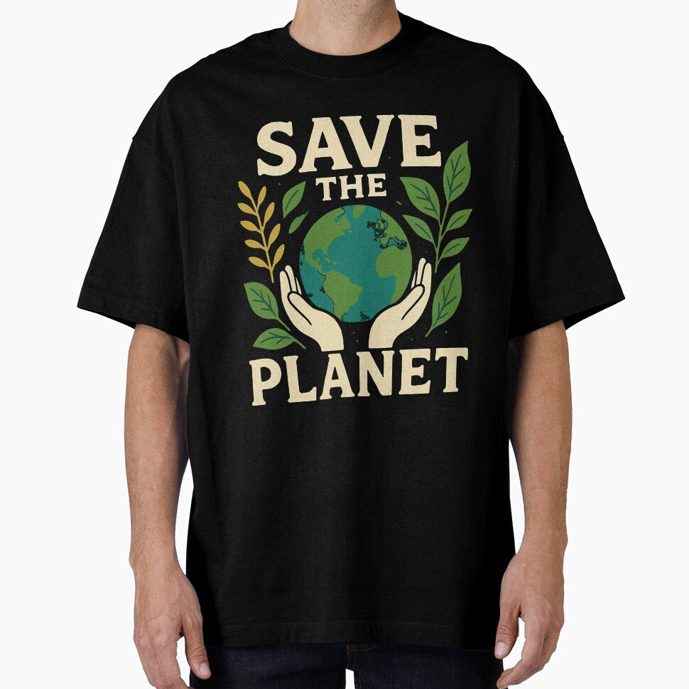 Save The Planet, Eco-Friendly Earth Art | Sustainable Nature by Oblivyum