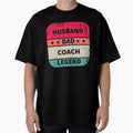 Husband, Dad, Coach, Legend, Funny Coach Design Appreciation Gift by LOGPRO