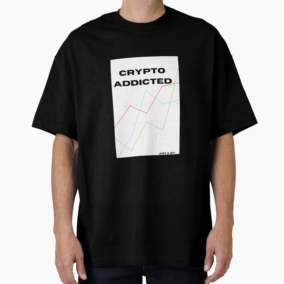 T-shirt mug sticker and more for crypto addicted by CarmenConsi