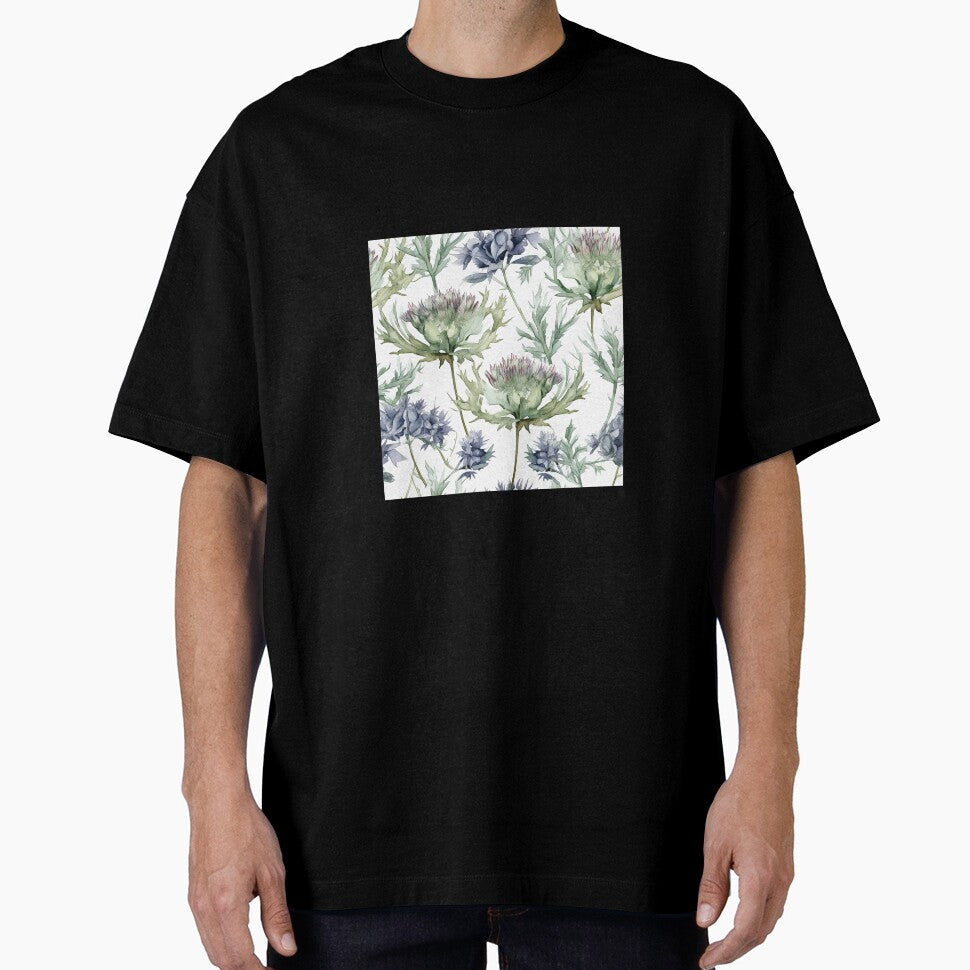 Botanical flower pattern seamless by PolarInk