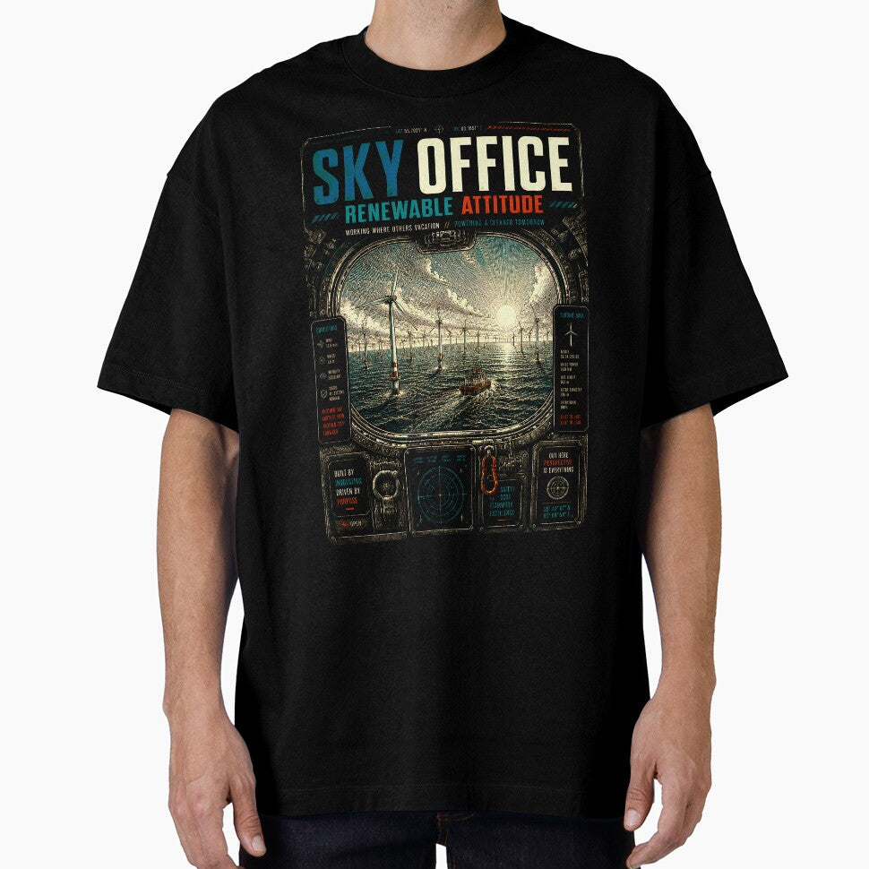 Offshore Sky Office Renewable Attitude Windtech Poster by RoyalOrderGallery