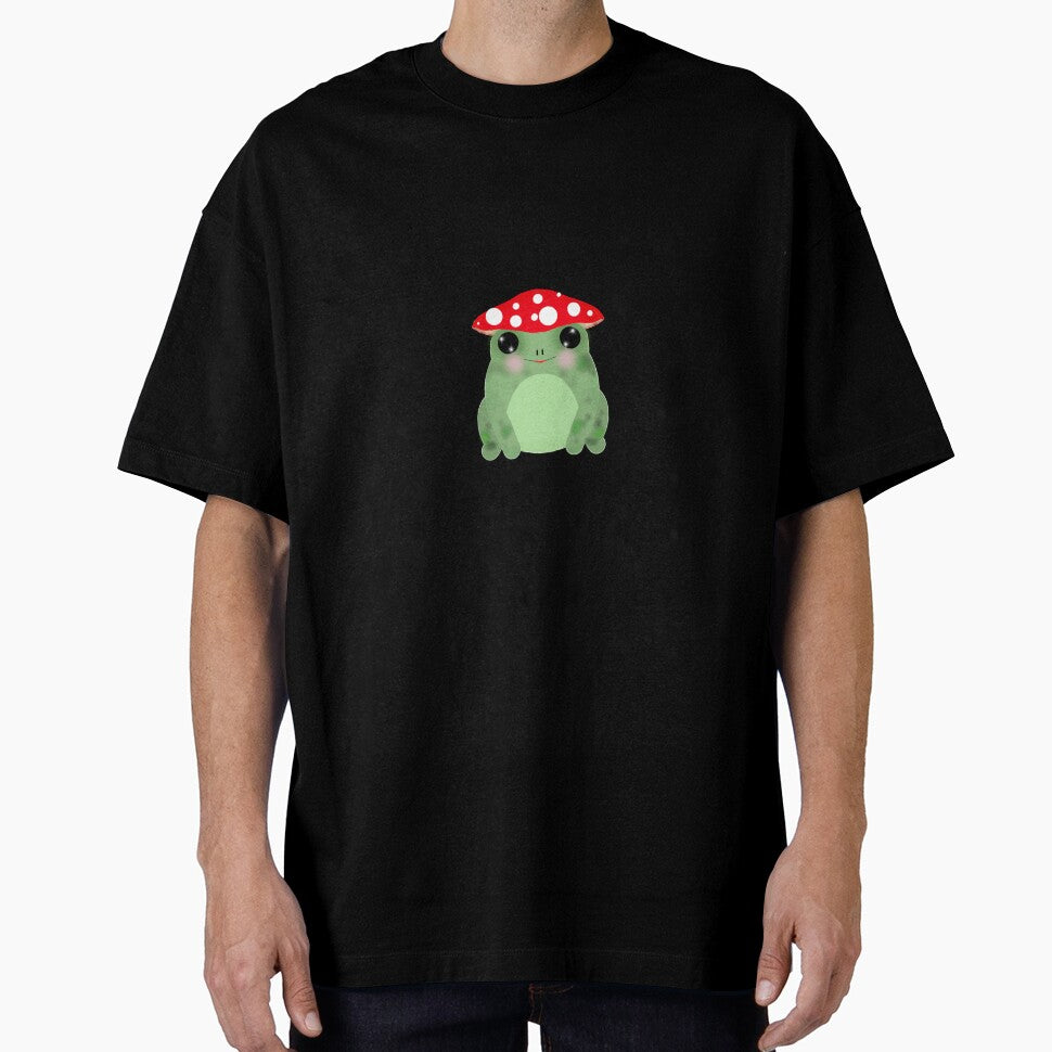 mushroom frog needs a log by Budibabe