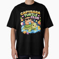 Capybara Turtle Club – Funny Chill Animal Meme Aesthetic Design by Wear Sculpt