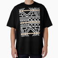 Brown Black and White Mud Cloth Stripes Pattern Pairs DE 2022 Trending Color Cliff's View DEC720 by ColorOfTheYears
