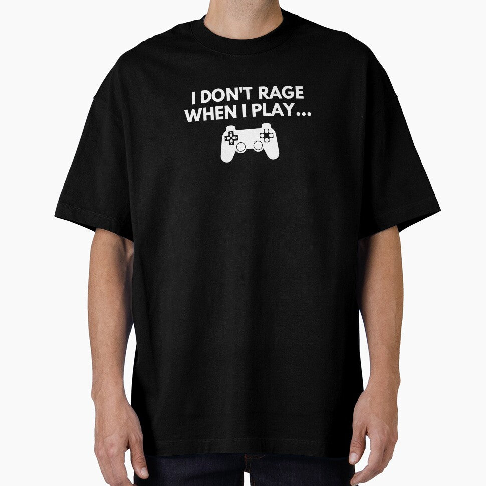 I Don't Rage When I Play (Purple BG) by FilipeFerreira
