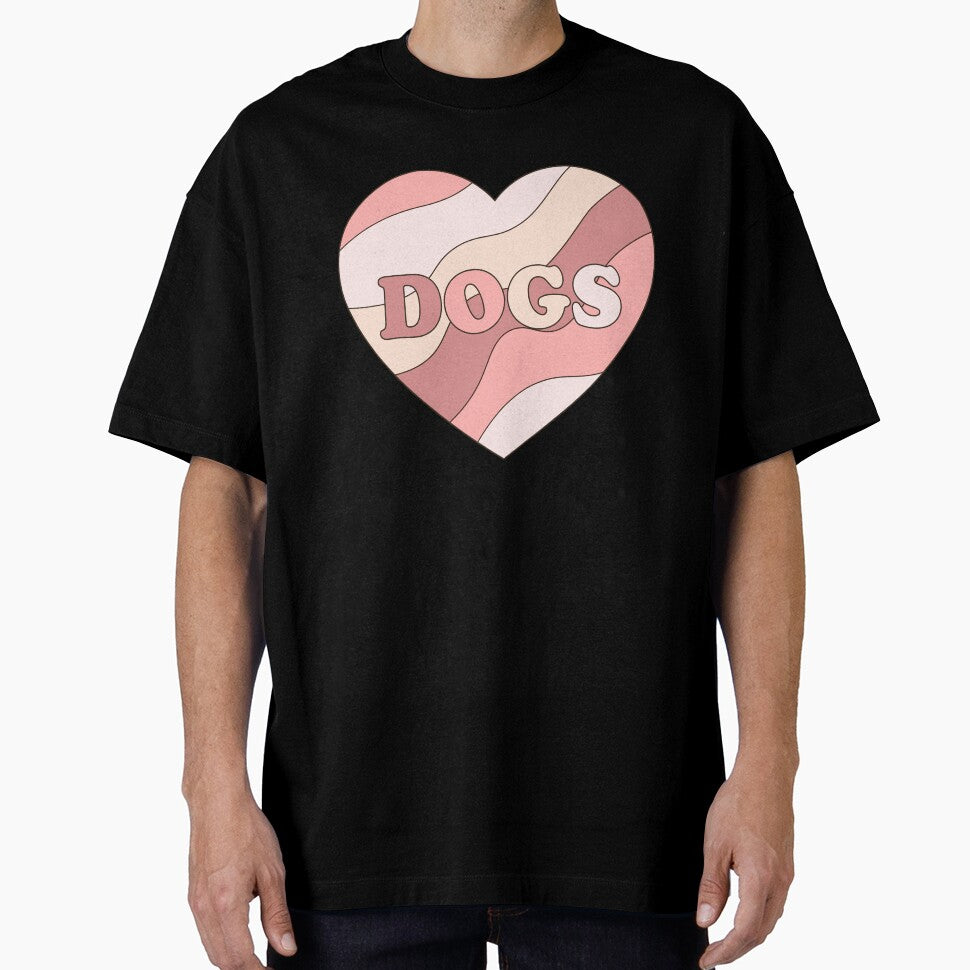 I love dogs retro heart by OkihanaShop