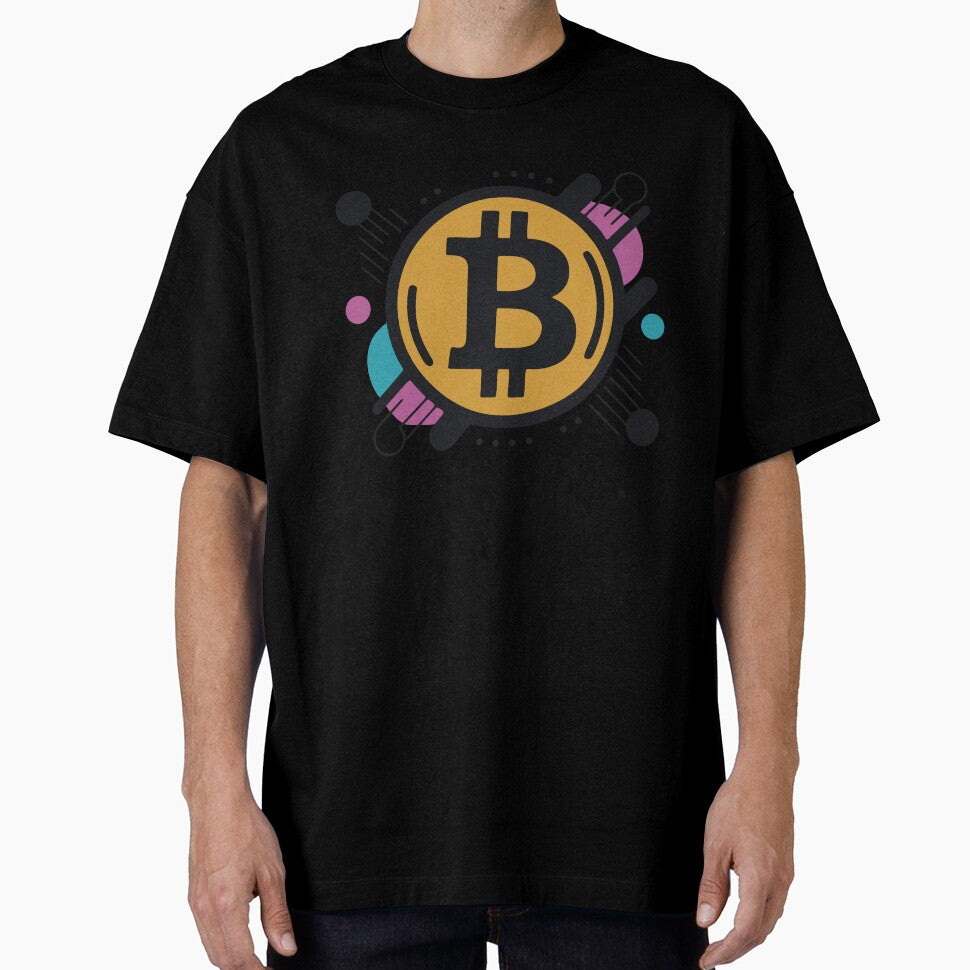 Bitcoin Pop Art - Vibrant Crypto Coin Design by cabana.space