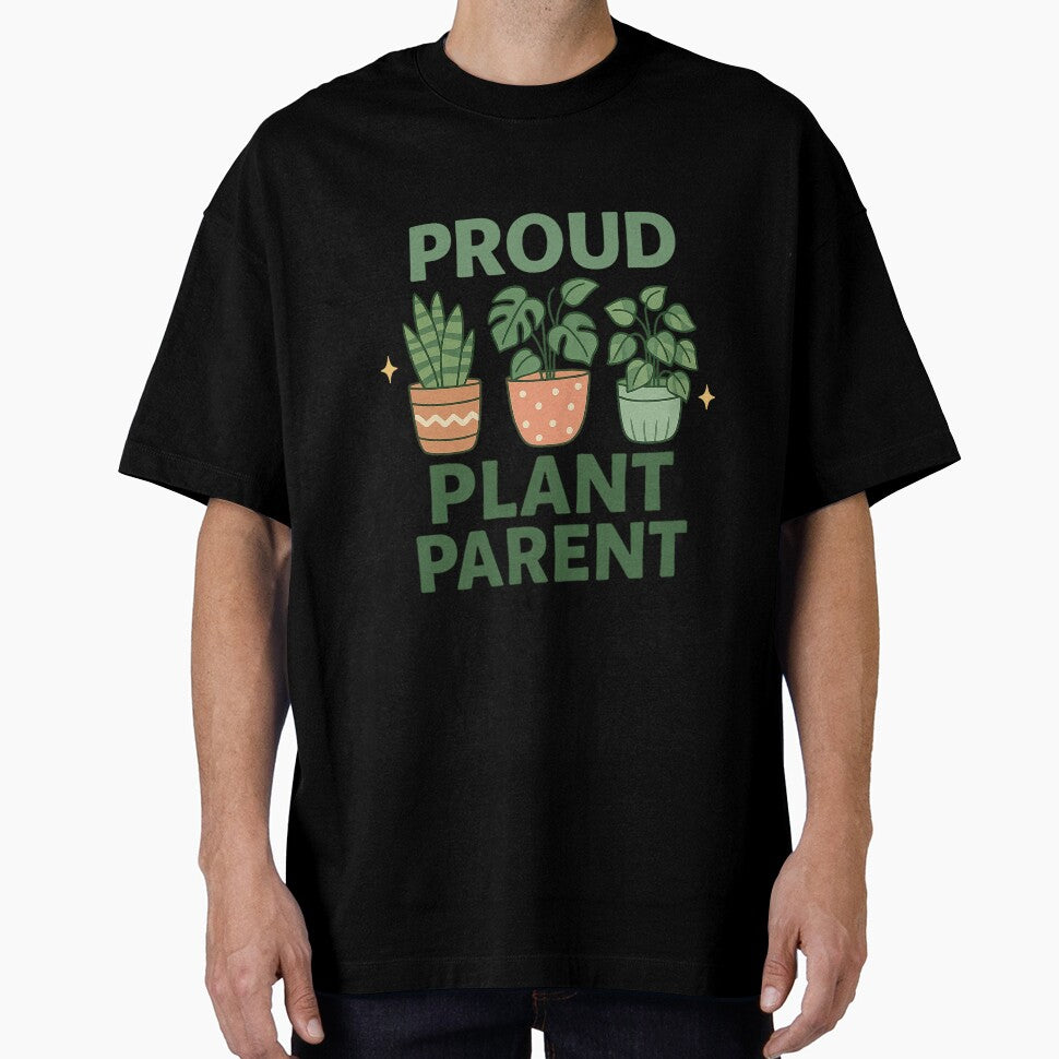 Proud Plant Parent Shirt – Cute Houseplant Lover Tee with Monstera, Pothos, Snake Plant by Fantsy-world