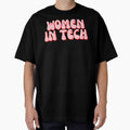 Women in Tech Pink Retro by polishalpaca
