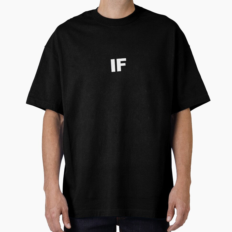 IF — White Minimal Bold Type Statement by WORDPAUSE