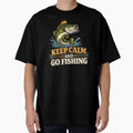 Keep Calm and Go Fishing – Funny Fishing Statement Design by SVALANART