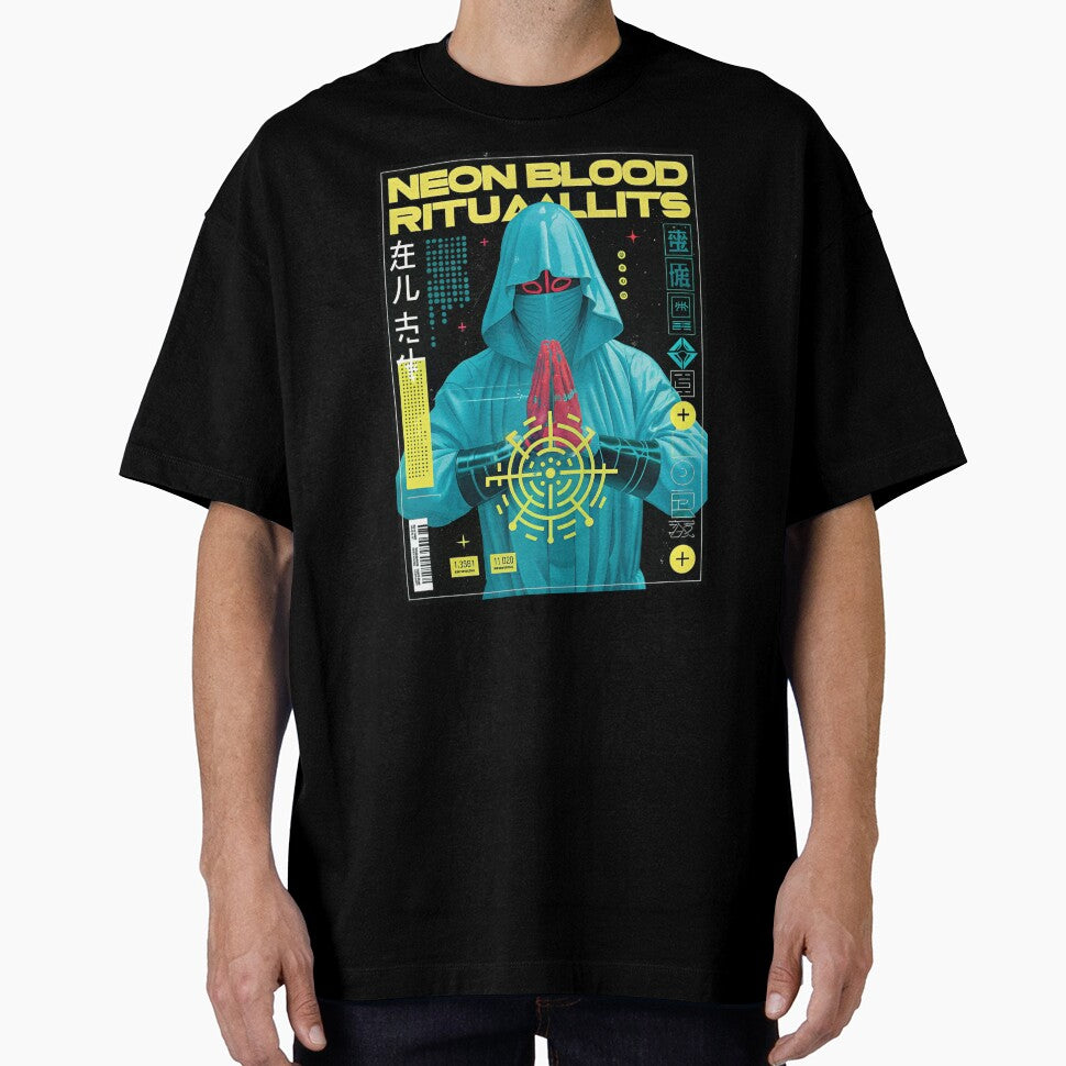 Futuristic Japanese Poster: Singularity Neural Collapse Design by Raw-Ink