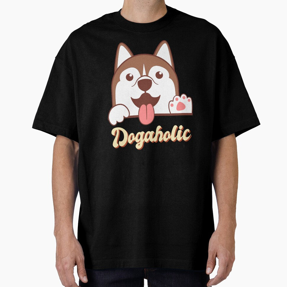 Dogaholic Kawaii Cartoon Puppy Says Hello by Cawaiico
