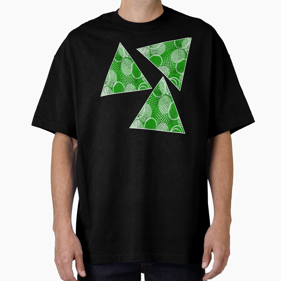 White and Black Retro Rhythms with Green Background by atroffire