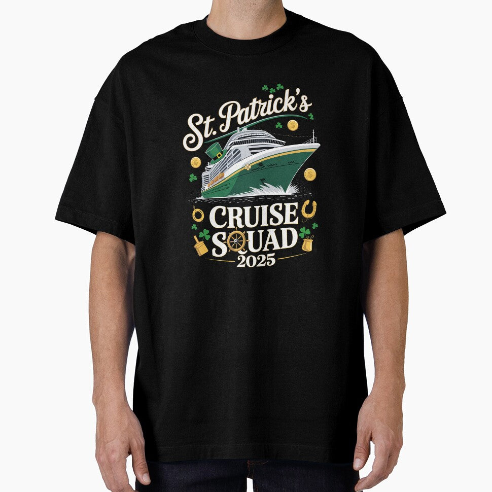 St Patrick's Day Cruise Squad 2025 Funny Family Matching by VasilisLamArt