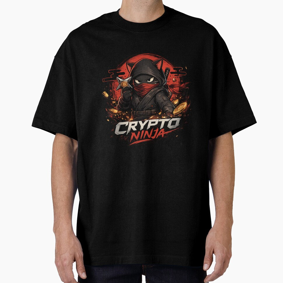 Crypto Ninja Cat – Dark Web3 Anime Design by YamiSociety