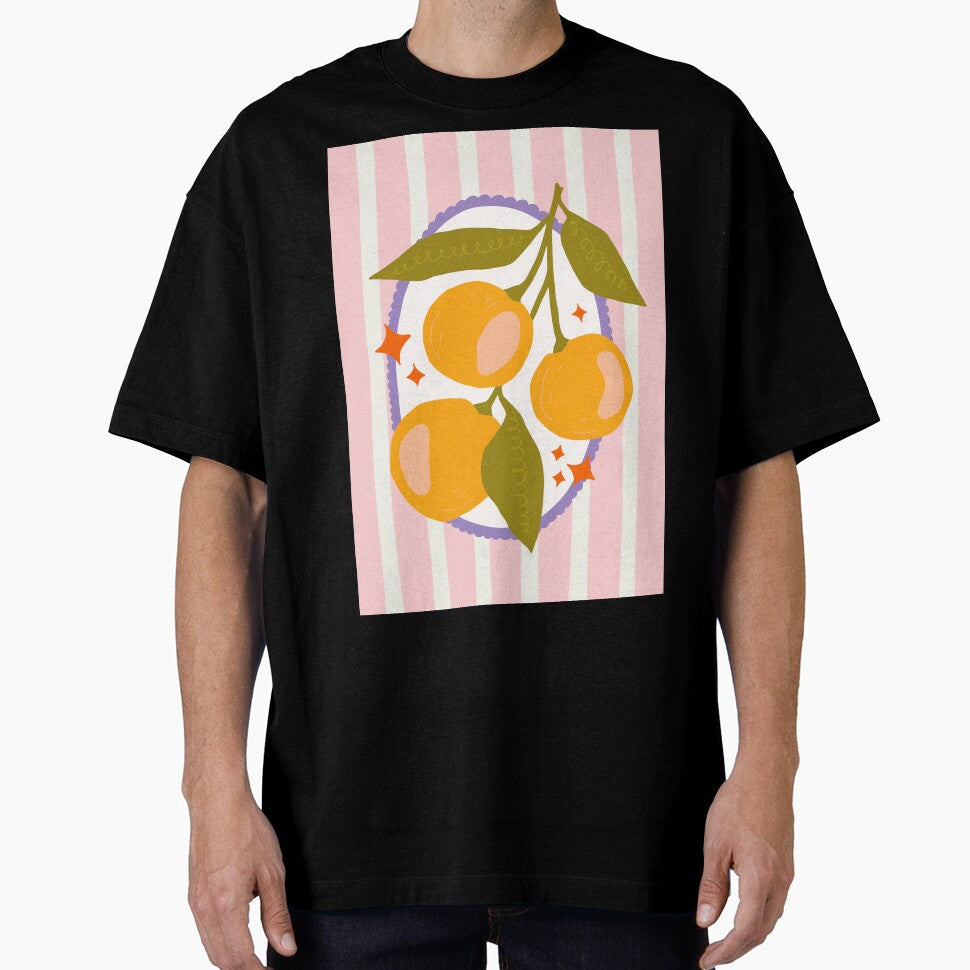 Retro Citrus Fruit Art by junkydotcom