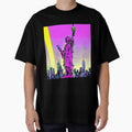 modern retro style statue of liberty by imagenia