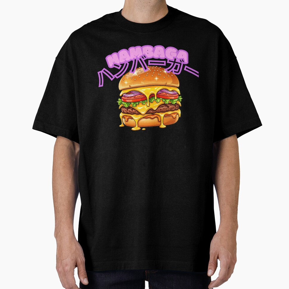 Hambaga Japanese Hamburger Burger Anime Food by Shirt-Otakus