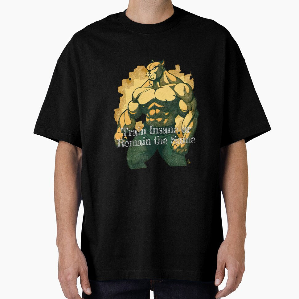 Train Insane or Remain the SameDesignBodybuilding Fitness Gym Workout Exercise Merch Print Design by tengamerx