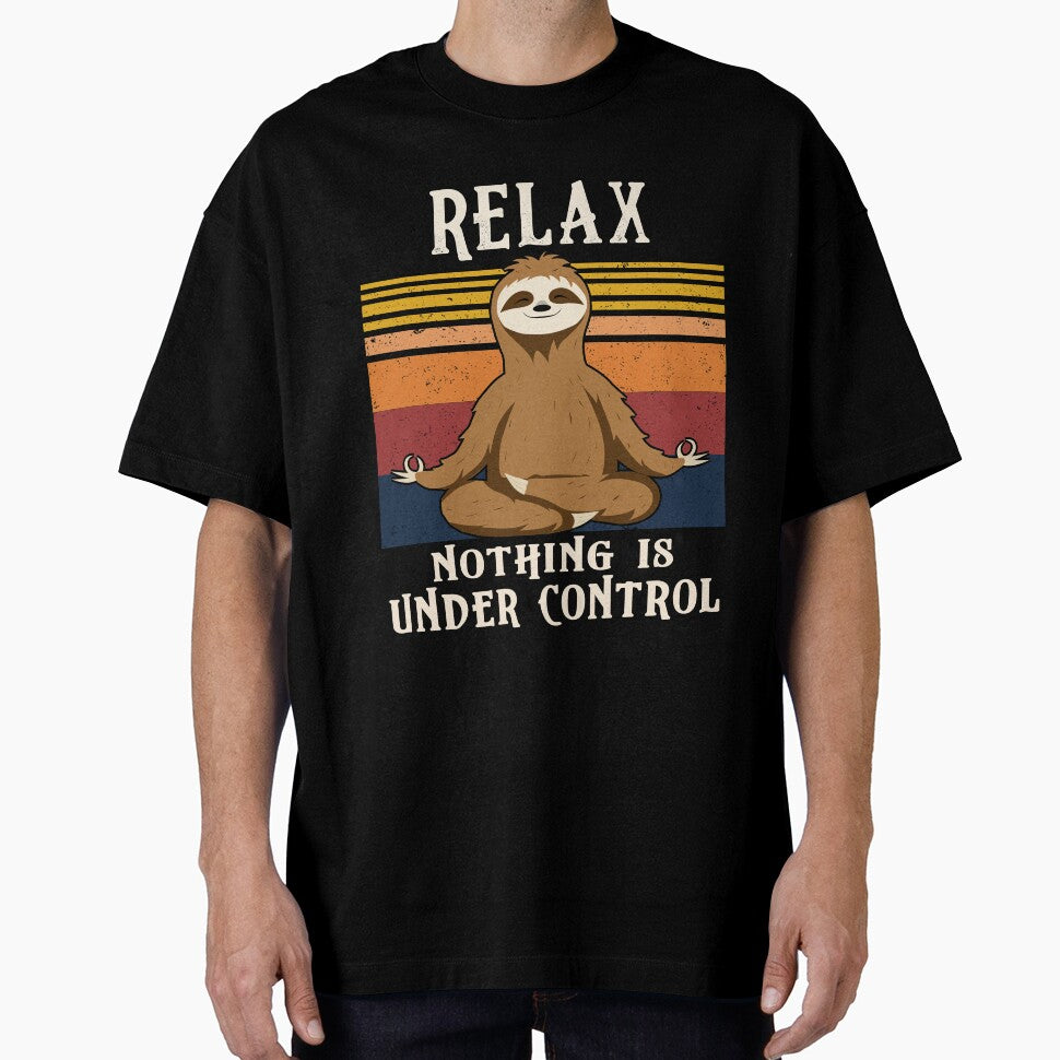 Funny Sloth Yoga Retro Vintage Gift by Hodbi