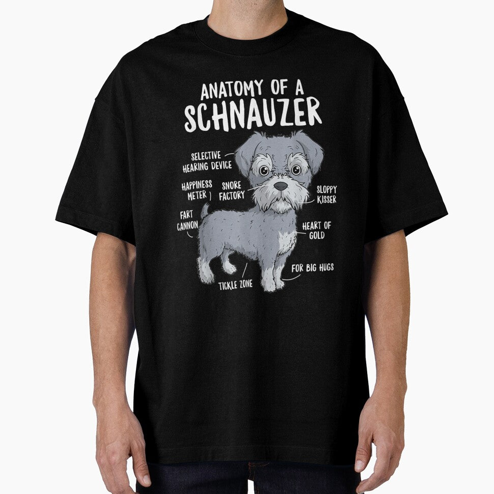 Anatomy Schnauzer Puppy Owner Funny Cute by donnagia