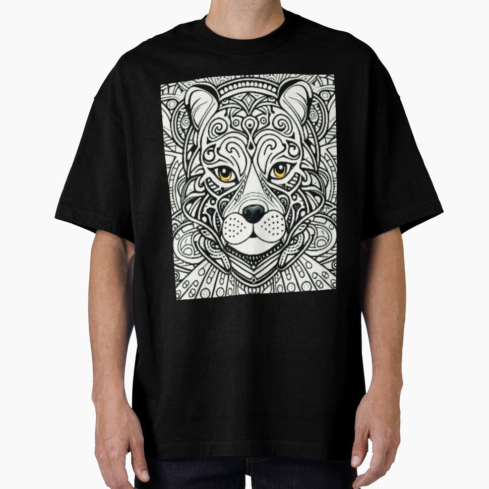 Fine Line Art T-Shirt by ROYALBIRDS