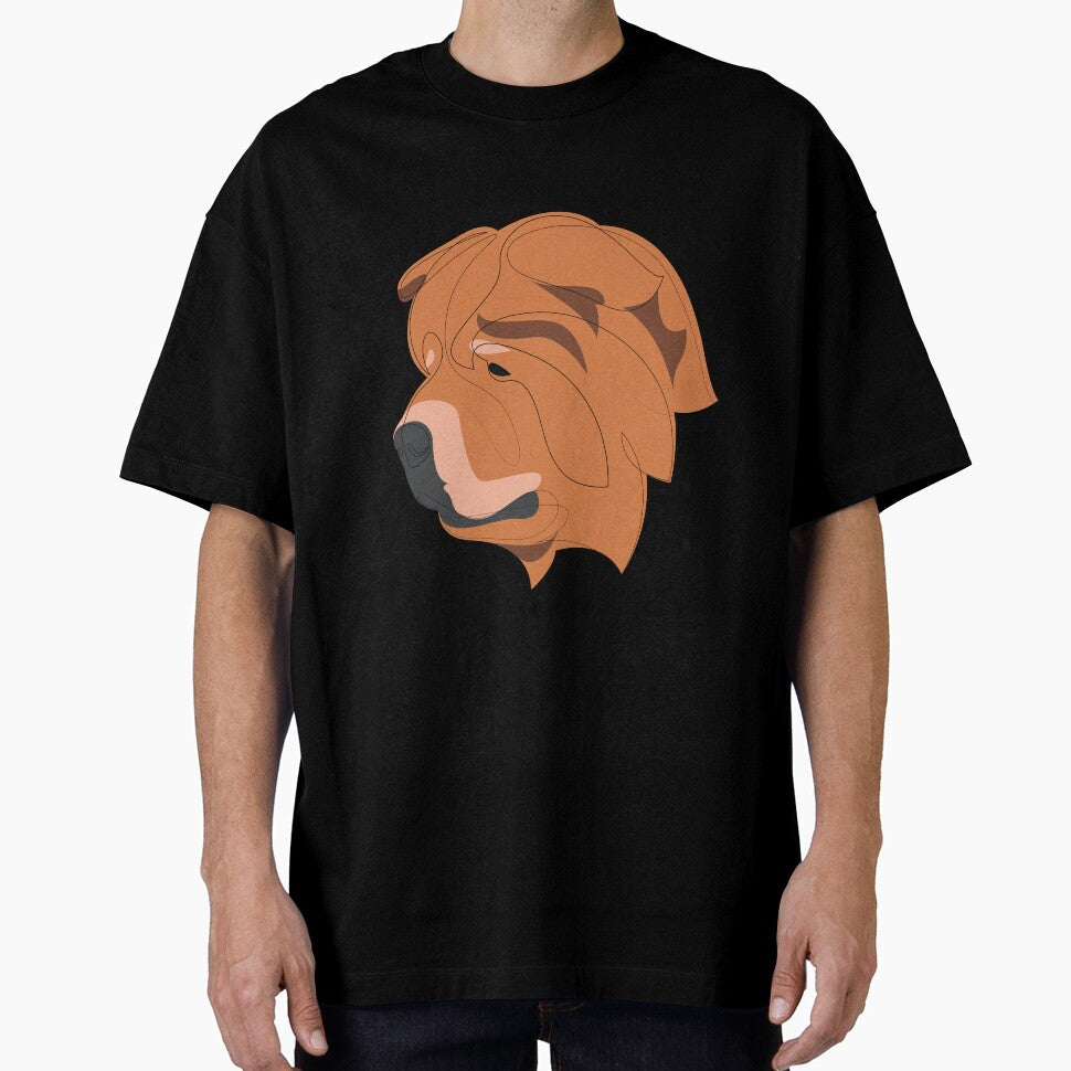 Chow Chow - continuous line by addillum