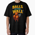 Balls to the Wall Funny Meatball Pun Design by veinmerch