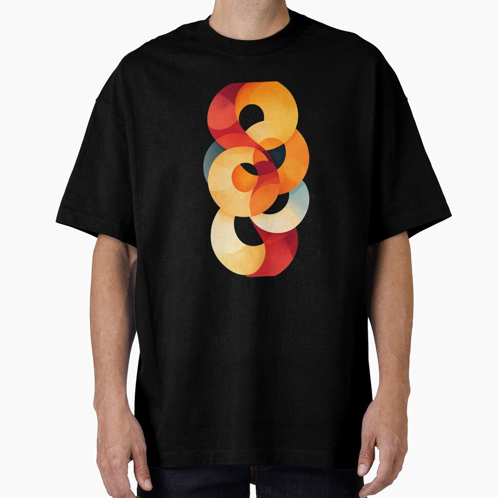 Vibrant Abstract Overlapping Circles 4 by SparroCreative
