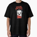Social Battery Low – Funny Introvert T-Shirt by SorryFrog