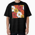Floral pattern - orange, yellow, red and white flowers by Fantasy Cache