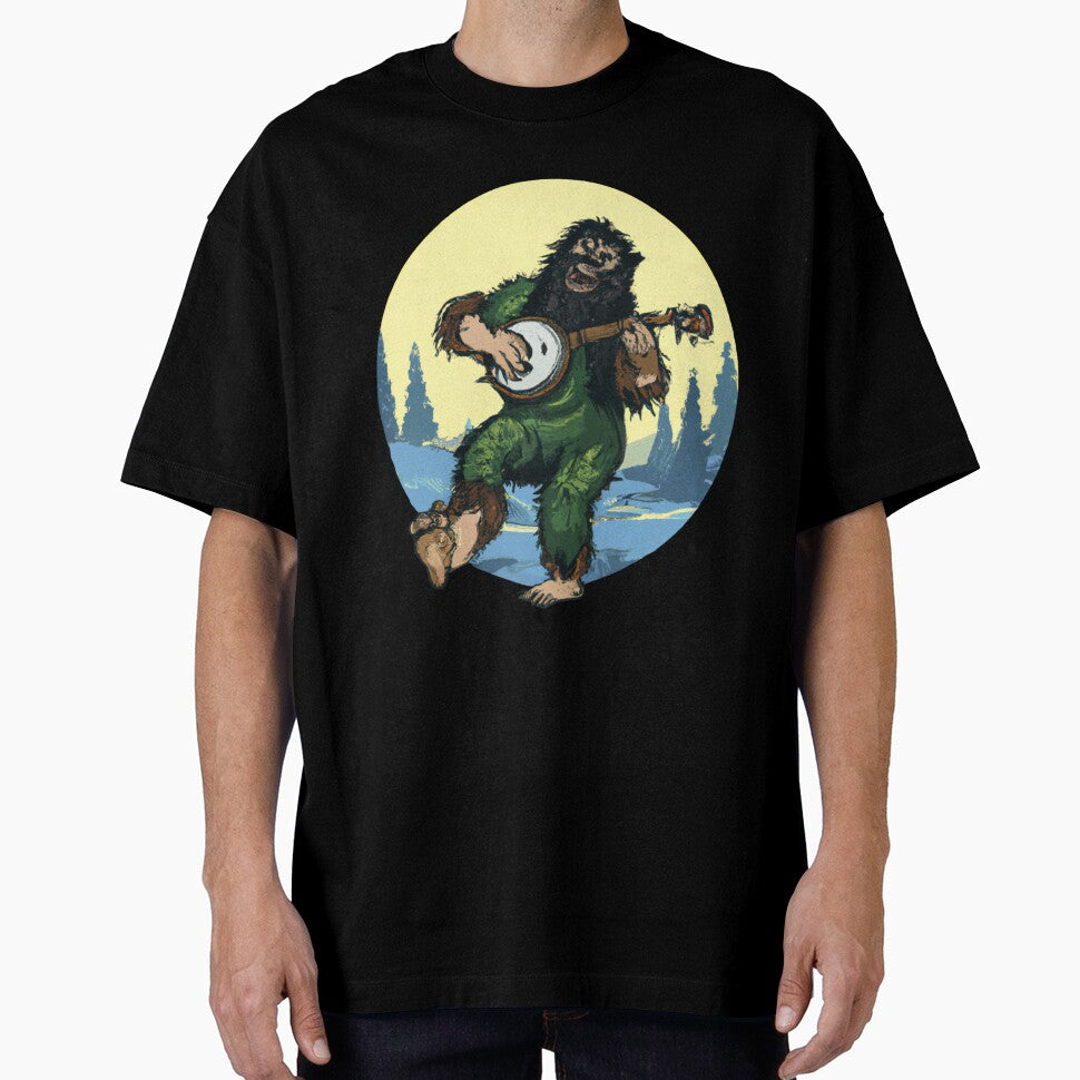 Bigfoot Playing the Banjo by soulfulprintss8