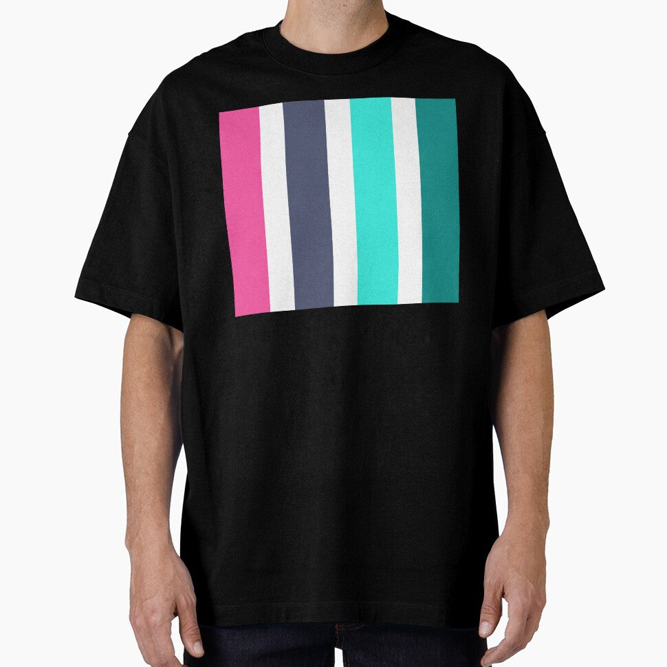 Retro Stripes; Pink, White, Navy, Turquoise by Coral-Cases