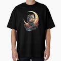 Retro Wolf Graphic - 90s Nostalgia Oversized Unisex Top by TrendTrove1
