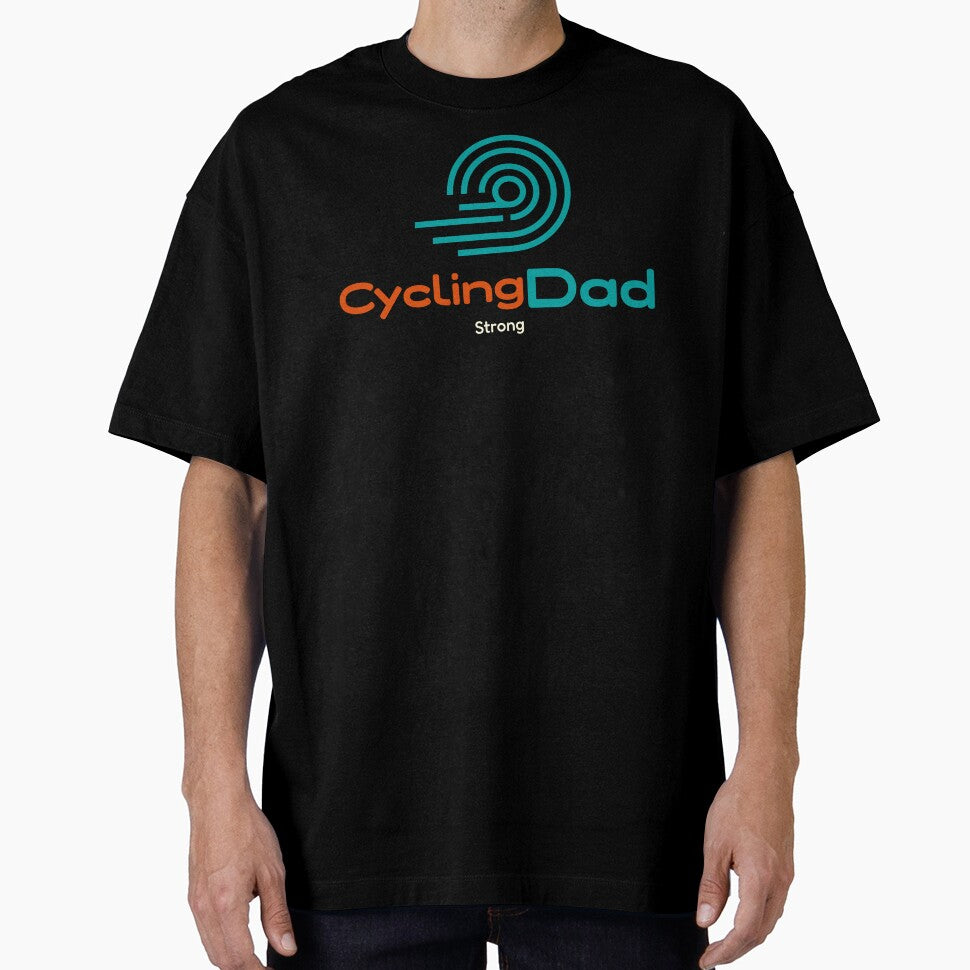 Cycling Dad Strong - Dad Cycling by GreyTee