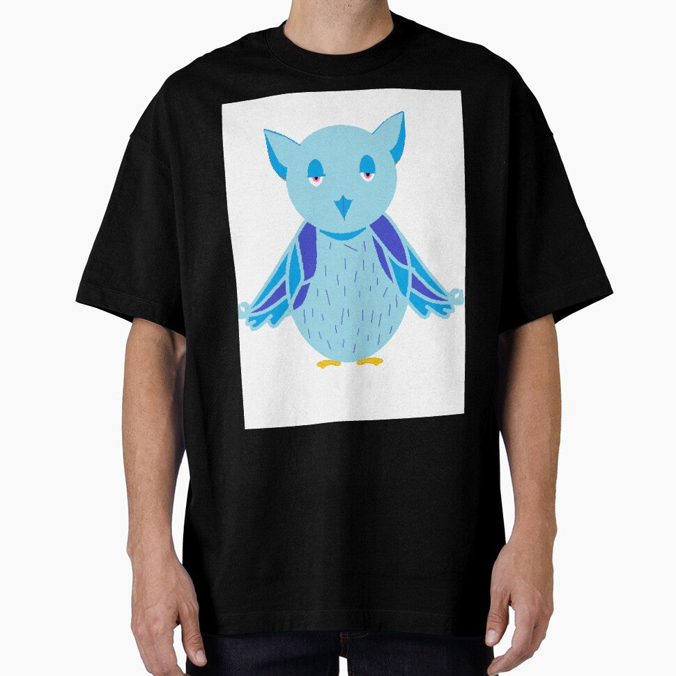 Cool and simple meditating owl design by Miracle Awaited