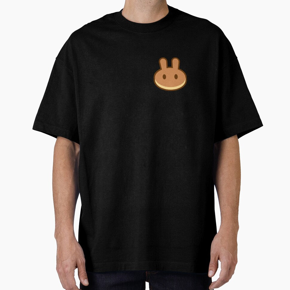 PancakeSwap Crypto Bunny Token Logo Cartoon Art by dmorcu