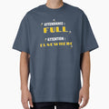 Attendance Full Attention Elsewhere Funny Sarcastic Student T-Shirt by HopeAndHustle