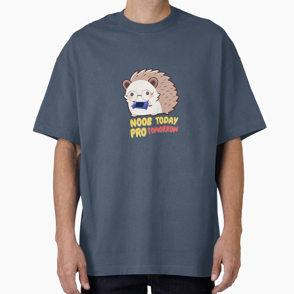 Noob Today, Pro Tomorrow ? Gamer Quote T-Shirt for Gamers by WallMuseStudio