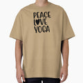 Yoga Quote Peace Love Yoga Motivational Saying by SoccaTamam
