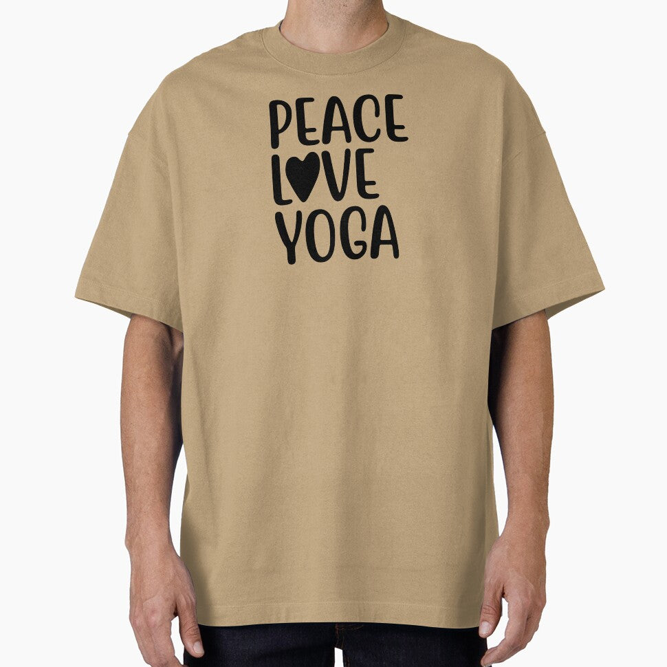 Yoga Quote Peace Love Yoga Motivational Saying by SoccaTamam