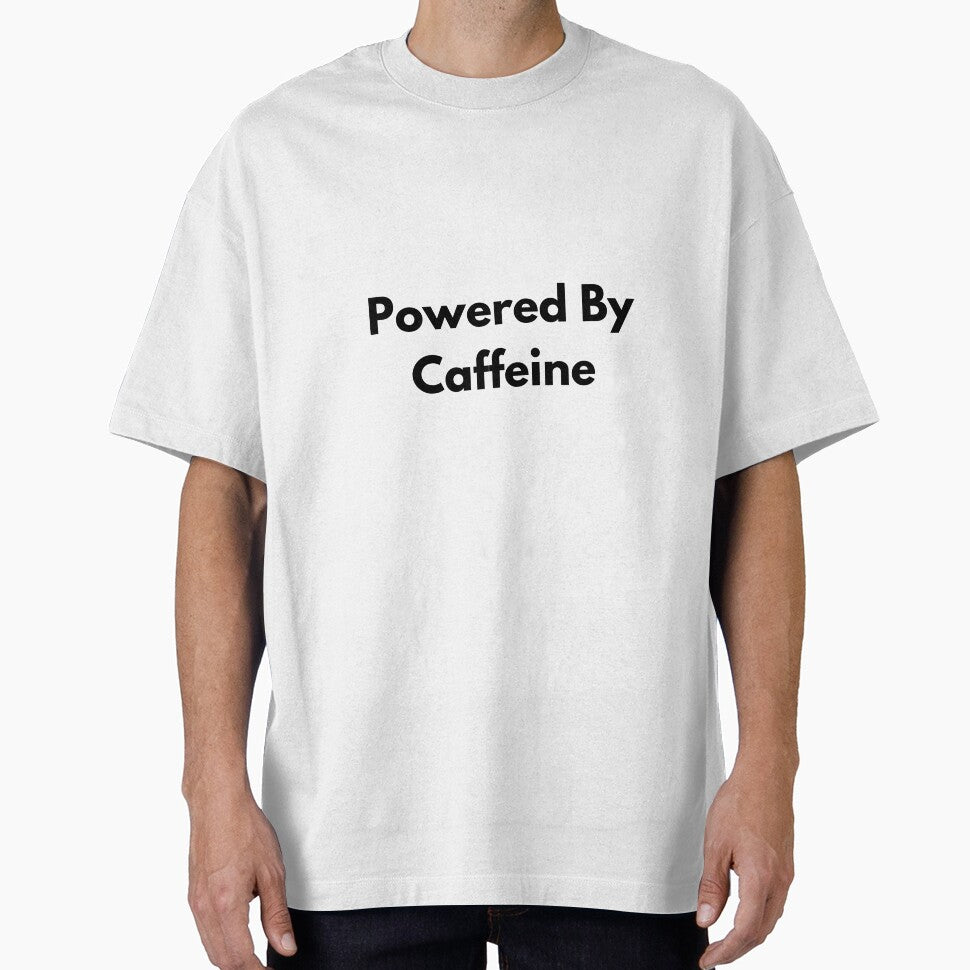 Powered By Caffeine Funny Coffee Design by ModernMoodCo