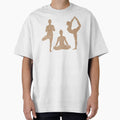 Three Yoga Poses: Tree, Lotus, and Dancer by Laanas